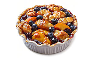 blueberry peach cobbler green