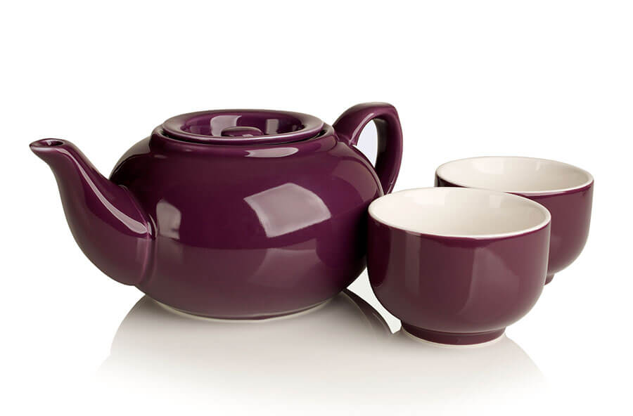 personaliTEA teapot (plum) personaliTEA teapot (plum)