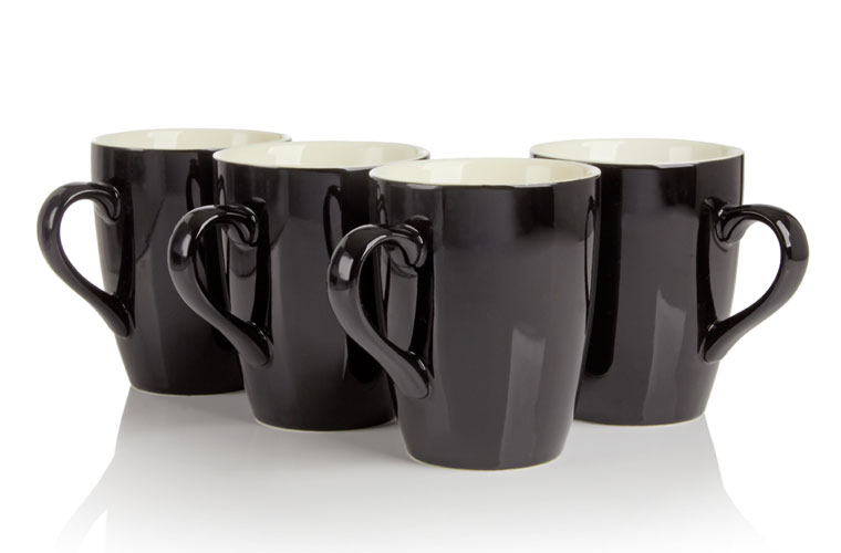 porcelain cups (black) porcelain cups (black)