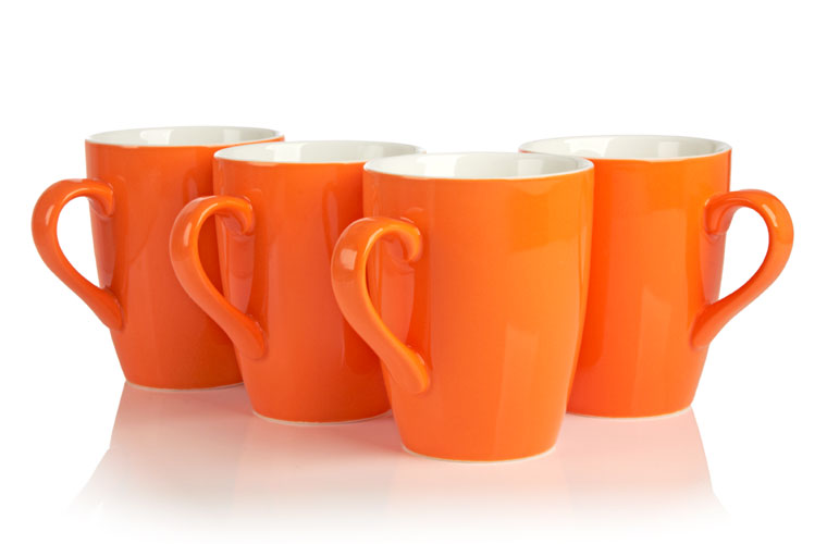 porcelain cups (orange) porcelain cups (orange)