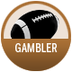 Gambler badge