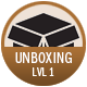 Unboxing badge