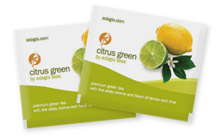 citrus green teabags