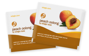 peachy oolong teabags