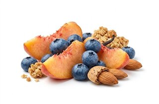 blueberry peach cobbler green