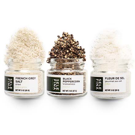 French Salt & Black Pepper Sampler