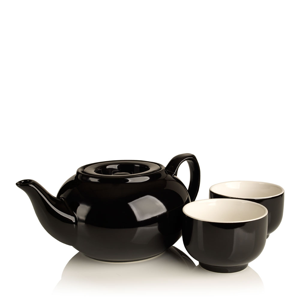 Black Ceramic Teapot 24oz