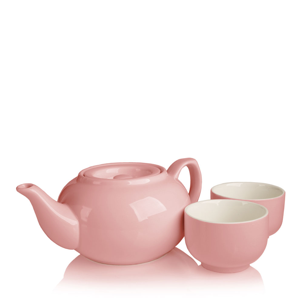 Pink Ceramic Teapot 24oz