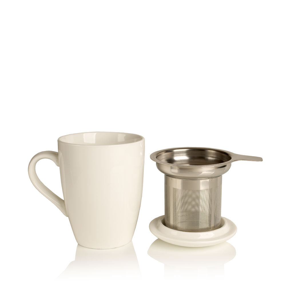 Ceramic Mug with Infuser 12oz