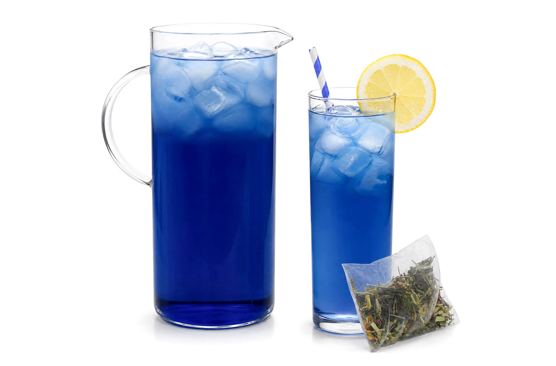 Blue Flower Iced Tea