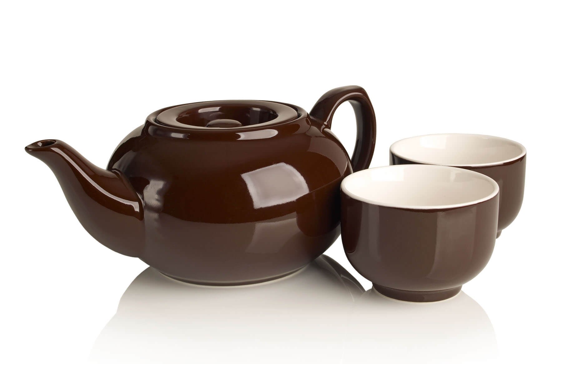 Brown Ceramic Teapot 24oz