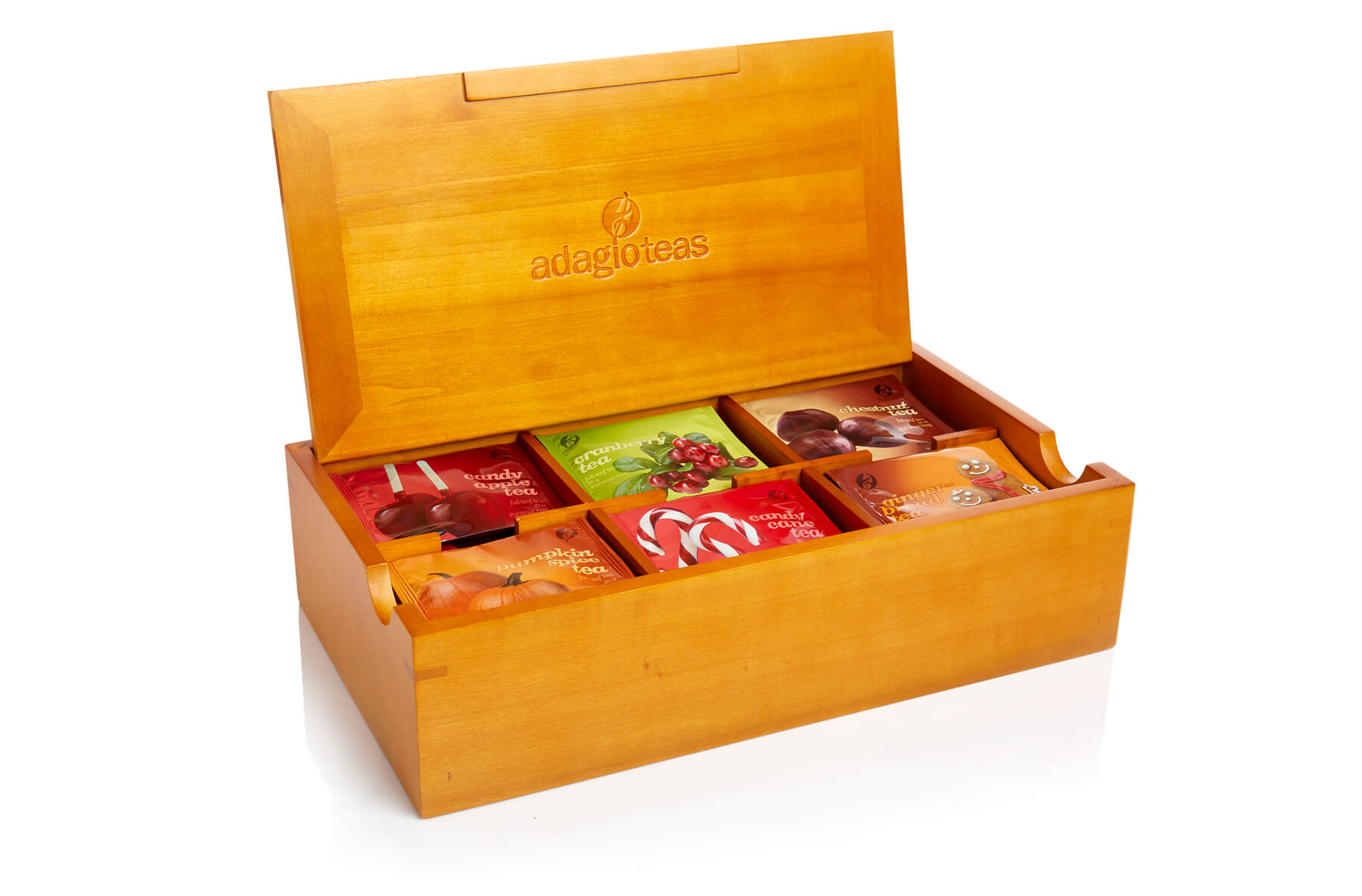 Wooden Teabag Chest