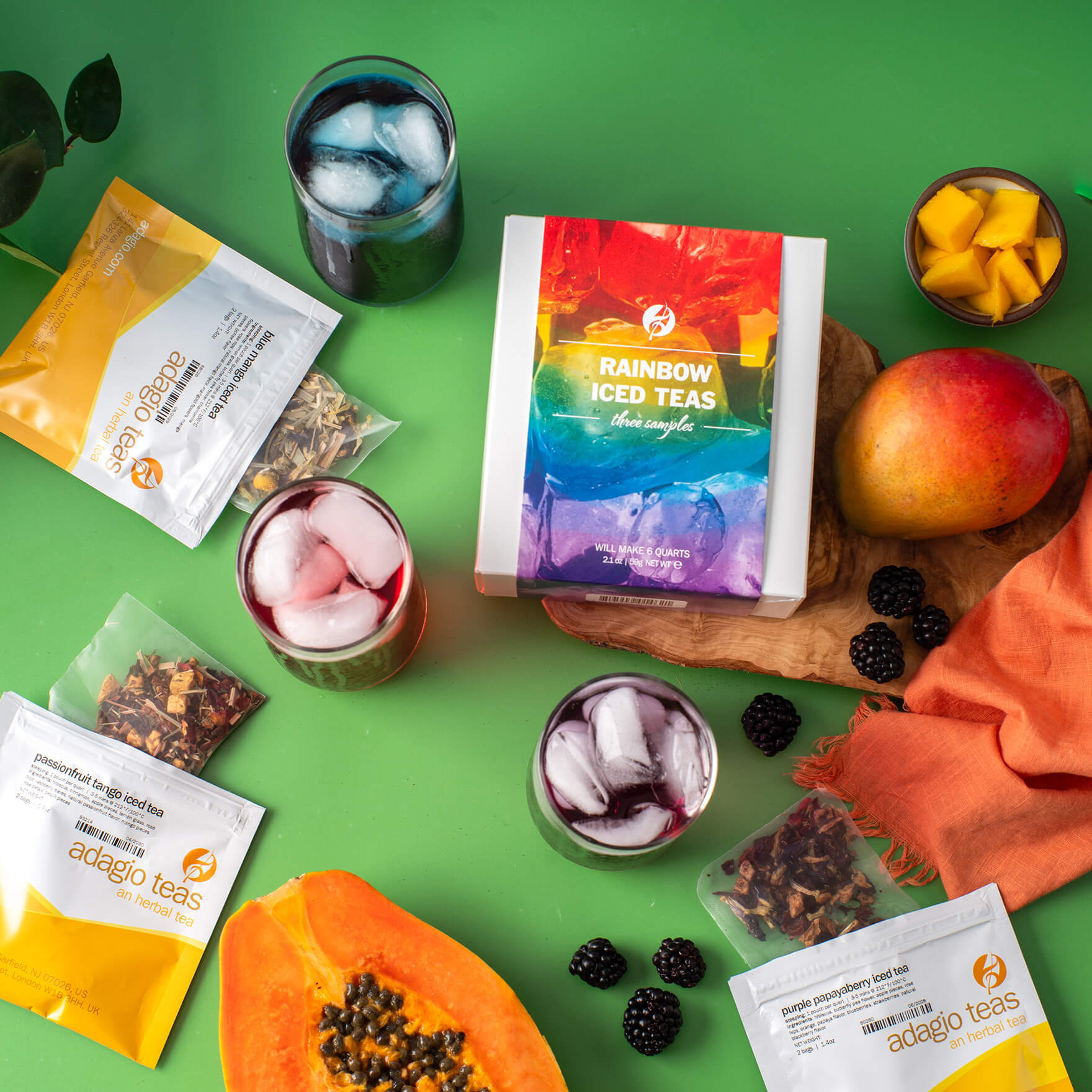 Raingoz Tea Rainbow Iced Teas Gift Sampler